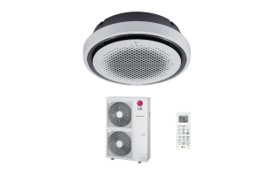 Apvali kasetė LG Standart-Inverter palubinis oras-oras UT48F.NY0+UUD3.U30 Šildymo galia 15,5 kW, Šaldymo galia 13,4 kW R32